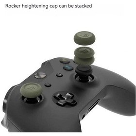 Resim Flybuy Cbtx Xbox One Kolu Rocker Kapak Seti - Yeşil Gamepad Kaymaz Düğme Kapağı 