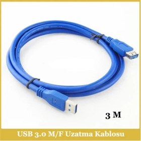 Resim Ti-Mesh Usb 3.0 A M / A F Od6.0 Mavi - 3M 