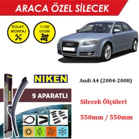 Resim MeyZone Audi A4 B7 Ön Cam Silecek Takımı (2004-2008) 