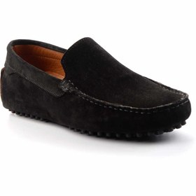Resim Bambi Siyah Leather Erkek Loafer Ayakkabı E01350003502 