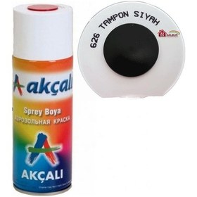 Resim Akçalı Sprey Boya 400 ML 626 Tampon Siyah 