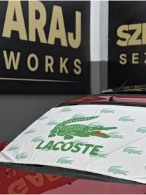 Resim SZR GARAJ LCST BEYAZ YEŞİL YAZI BÜYÜK OTO HAVLU 