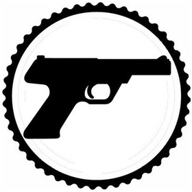 Resim Silah Kolleksiyonu 2.model Tasarım Sticker 30 X 30 Cm 