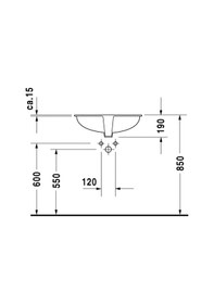Resim Duravit Katja Lavabo 520 x 365 MM 0481570000 