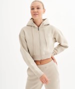Resim Qlu Infinity Collection Women's Crop Cardigan 