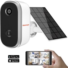 Resim Heiman Hm-540 Dahili Bataryalı Dış Ortam Solar Akıllı Wifi Kamera -app Kontrol- 