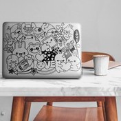 Resim Doodle-2 Notebook Sticker, Laptop sticker,, Hp Sticker, Asus Sticker, 15.6 inç Sticker 
