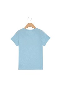 Resim U.S. Polo Assn. Kız Çocuk Bisiklet Yaka Tişört Aqua 