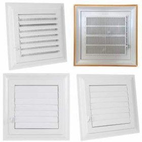 Resim Plastik Menfez Banyo / Wc Havalandırma Menfezi Panjur 25X45 Cm (143988975) 