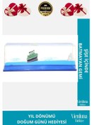 Resim Özel Üretim Batmayan Yeşil Gemi Yıl Dönümü Aşk Sevgili Doğum Günü Hediye Akvaryum 