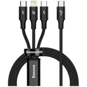 Resim 1.5 Metre 20w 3in1 Type C, Lightning Ve Micro Ultra Hızlı 