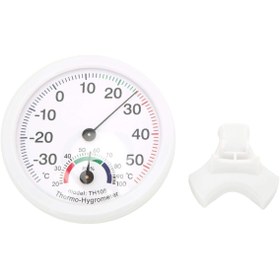 Resim Genel Markalar Oda Termometre Sıcaklık Ve Nem Ölçer Plastik 7,5cm Analog Sıcaklık Nem Ölçer Termometre Higrometre 