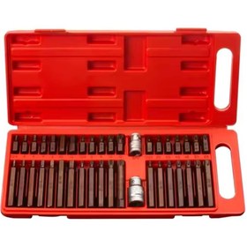 Resim VIKTEC 40 Parça Bits Uç Seti Torx Allen ve Spline (s2 Çelik Malzeme) 