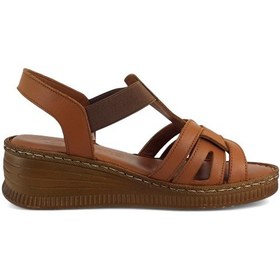 Resim Venüs 24028801 26ys Kadın Günlük Sandalet Taba 