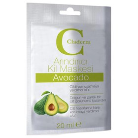 Resim Claderm Avocado Arındırıcı Kil Maskesi 20 ml 
