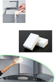 Resim TAHOME Sihirli Sünger Magic Sponge 2 Adet | Inatçı Lekeler Için 