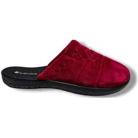 Resim Focux 217-26 Papatya Desenli Kadın Ev Terlik 37-41 Bordo 