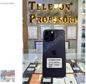 Resim Apple iPhone 14 Pro Max İkinci El TR | 256 GB | Siyah 