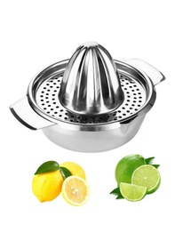 Resim Narenciye Sıkacağı Paslanmaz Portakal Sıkacağı Krom Limon Sıkacağı Çap 17 Cm Açık Gri 