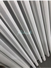 Resim Tül Perde D018487 Sera Desen Düz Armür Etek Kurşunlu Tül Perde Çok Renkli 