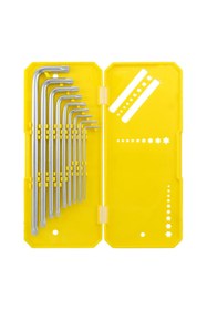 Resim Titi 6478 Uzun Tip Delikli Torx L Allen Anahtar Takımı 9 Parça 