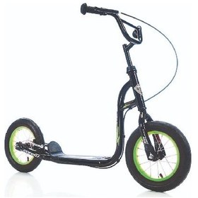 Resim CORELLİ SLIPPY SCOOTER V 12 JANT SİYAH YEŞİL 