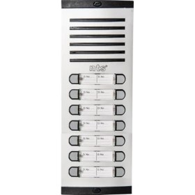 Resim Nts Diafon Sesli Işıklı Fotoselli Çift Sıra 14LÜ Buton 4013-14 