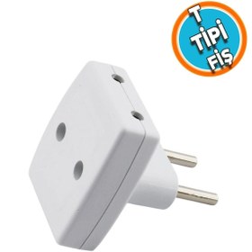 Resim NZB T Fiş Priz Golyat Çoklu Grup Priz Çoğaltıcı Üçlü Golyat Elektrik Prizi 3'lü 