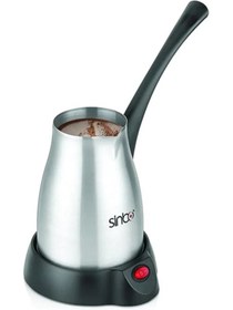 Resim NUVVO SCM-2957 Elektrikli Cezve Kahve Makinesi, Inox 