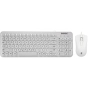 Resim Everest KM-01K USB 3D Combo Kablolu Q Klavye Mouse Set 