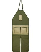 Resim Rogfer Bahçecilik Budama Çok Cepli Oxford Kumaş Renk Engelleme Genişletilmiş Bacak Önlük Yeşil + Kahverengi Yeşil - Standart Yeşil 