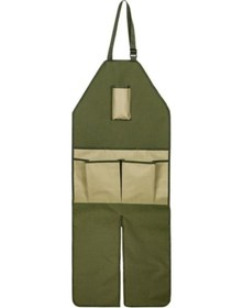 Resim Rogfer Bahçecilik Budama Çok Cepli Oxford Kumaş Renk Engelleme Genişletilmiş Bacak Önlük Yeşil + Kahverengi Yeşil - Standart Yeşil 