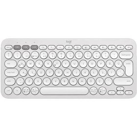Resim LOGITECH Pebble Keys 2 K380s 920-011860 Bluetooth Klavye Beyaz 