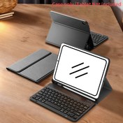 Resim For iPad 10. gen 2022 / for iPad 7/8/9. gen (10.2 inç) / for iPad Air4 5 10.9 / Air 6 11 inç 2024 / for iPad Pro11 2022/2021/2020/2018 / for iPad Air3 / for iPad Pro10.5 / for iPad Pro 9.7 / Air1/Air2 / for iPad 5th/6th (9.7 inç) / for iPad Pro 2024 (11 inç) / for iPad Air 11 inç (M3) 2025 / for iPad 11th A16 2025 için uyumlu klavye kılıfı, ayrılmaz kablosuz klavye ve kalem tutucu (kalem dahil değil), ince hafif stand kılıfı, for iPad kılıfı 