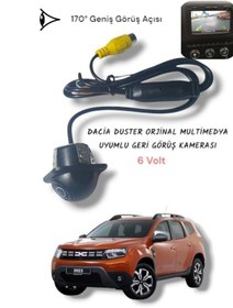 Resim OEM Dacia Duster Multimedya Uyumlu Arka Görüş Kamerası 6v 12v NTSC 