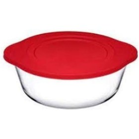 Resim Paşabahçe Borcam Yuvarlak Silikon Kapaklı 59001 2100cc 