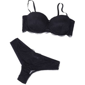 Resim Pierre Cardin Kadın Pisa Cup Push Up Straplez Sütyen Takım 