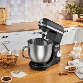 Resim Karaca Mastermaid Chef Ultra M2000W Hamur Yoğurma Makinesi Shiny Black 7 L 