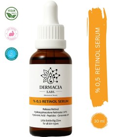 Resim Dermacia Labs Kırışıklık ve Yaşlanma Karşıtı 0.5% Retinol Serum 30 ML 
