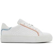 Resim Derimod Kadın Beyaz Bağcıklı Deri Sneaker 25SFD371218 
