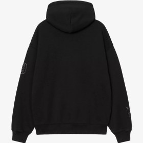 Resim Hooded Hackwork Sweatshirt 'Black' 