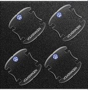 Resim Adet Kapı Kasesi-araba Kapı Şeffaf Çarpışma Önleyici Koruyucu Çıkartmalar Vw Volkswagen Polo Gol R Golf 4 5 6 7 B7 B6 T 
