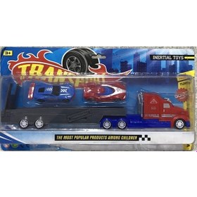 Resim Araç Taşıyan Çekici Tır Oyuncak 