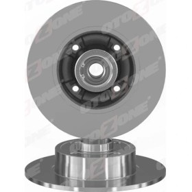Resim Arka Fren Aynası Renault Megane 2 2002 Modus 2004 Clıo 3 2005 240x82.5x4delik Rulmanlı Abs Sensörlü 7701207823 432005338r 8660001811 