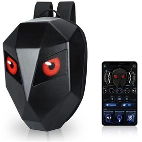 Resim Nasa U.s Led GÃ¶zlÃ¼ Motosiklet SÄ±rt ÃantasÄ± Siyah 