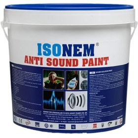 Resim İsonem Anti Sound Paint Ses Yalıtım Boyası 10 Lt Beyaz 