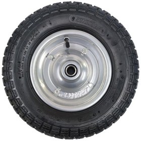 Resim Rulmanlı Şişme Tekerlek - Metal Jantlı - 350x80mm 110kg 