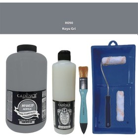 Resim Cadence Multisurface H-090 Koyu Gri 2lt Sır Vernik Set 