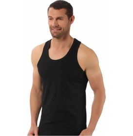 Resim Kompedan Erkek Likralı Sporcu Atlet Siyah | K0267 