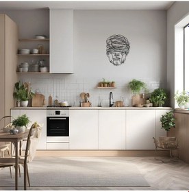 Resim Sanatsal Metal Tablo Adam Yüzü Soyut Abstract Man Face Metal Duvar Tablosu Soyut 